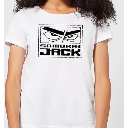 Samurai Jack Stylised Logo Women's T-Shirt - White - S
