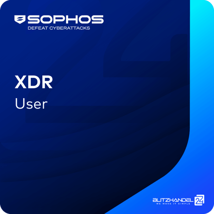 SOPHOS XDR - User 1 Jaar 1 - 9 Gebruiker(s) Bedrijf