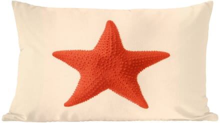 Sierkussens - Kussentjes Woonkamer - 60x40 cm - Zeester - Bobbels - Rood