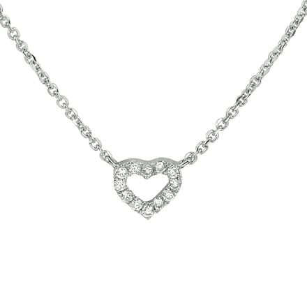 Collier Hart Diamant 0.05ct H P1 1mm 41-43-45cm