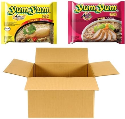 Instant noedels Mixpakket Yum Yum Kip en Eend (30x 60 Gram)