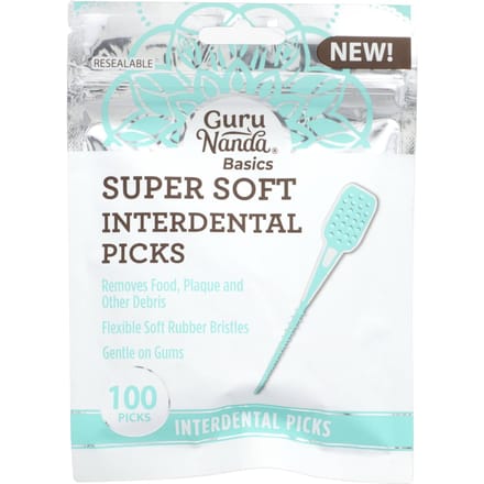 GuruNanda, Basic, Superzachte Interdentale Borstels, 100 Stuks