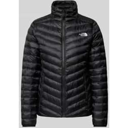 Regular fit gewatteerd jack met logostitching, model 'HUILA'