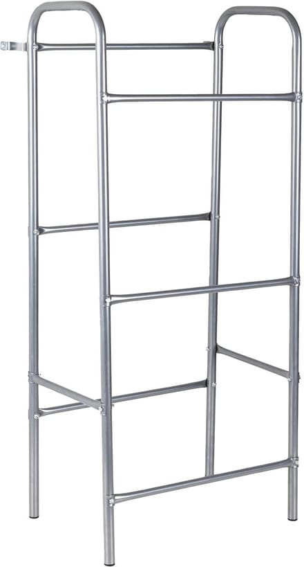 Haushalt 40470- Krattenrek voor 3 kratten - Zilver