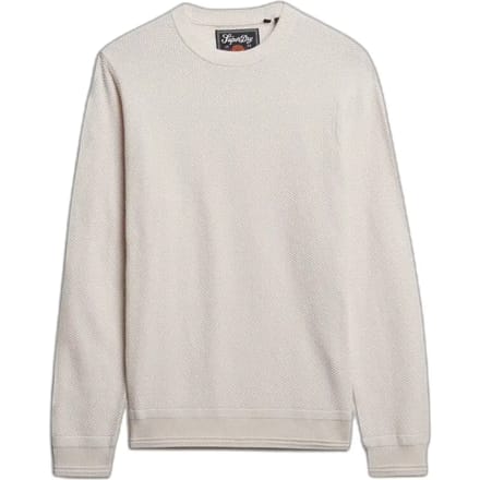 Superdry - Lichtgewicht katoenen trui met textuur - Heren - Sweaters
