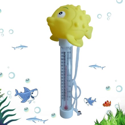 Water Temperatuur Tester - Zwembad Thermometer - Water Temperatuur Meten - Drijvend Visontwerp - 21.8 cm - C