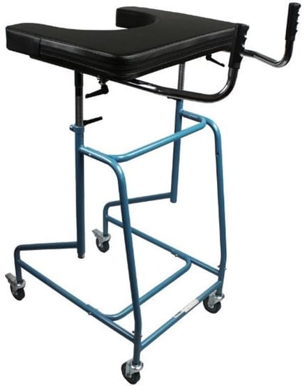 Vitea Care - Rollator - Staal - Ergonomische Handgreep - In hoogte verstelbaar