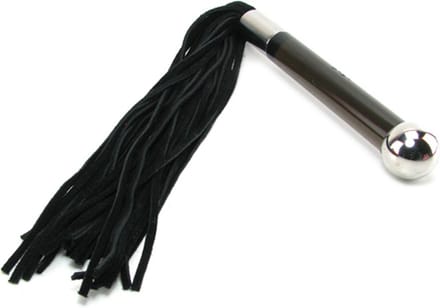 Lelo Sensua Suede SM zweepje - Zwart