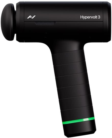 Hyperice Hypervolt 3 Massageapparaat Zwart – Draadloos Percussie Massagepistool – 5 Snelheden – Heated Head – 5 Opzetstukken – Bluetooth App