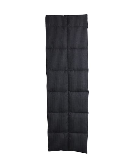 Dries Van Noten Gevoerde Sjaal in Grijs Wol