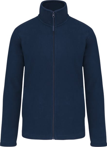 Microfleecevest met rits Kariban Navy blauw - maat M
