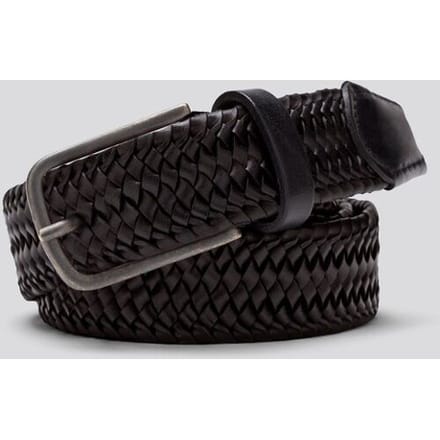 Meyer Riem Braid Elastic Super Stretch Leather Zwart / male
