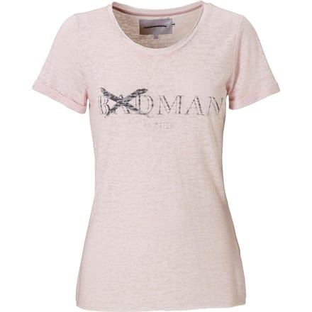 T-shirt dames - roze - badman hunter - mt S