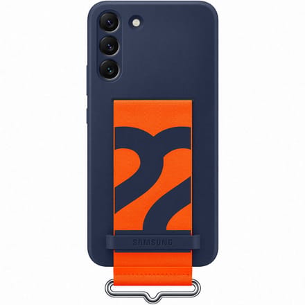 Étui pour Samsung Galaxy S22 Plus Samsung Coque en Silicone Bleu Marine