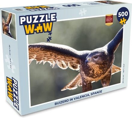 Puzzel Buizerd in Valencia, Spanje - Legpuzzel - Puzzel 500 stukjes