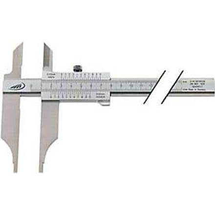 Werkplaatsschuifmaat DIN 862 300 mm met parallaxvrije punten