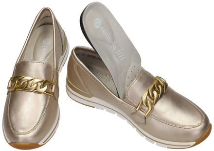 Remonte -Dames - goud - ballerina's & mocassins - maat 39