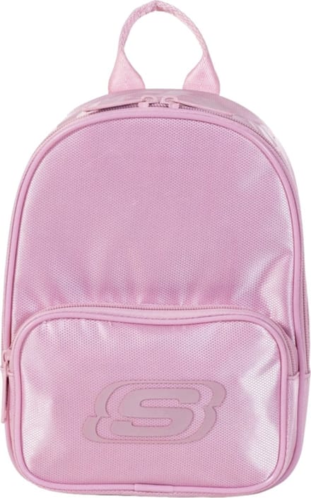 Skechers Mini Logo Backpack, Vrouwen, Roze, Rugzak, maat: One size