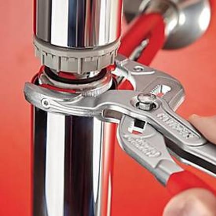 Knipex Sifon- en Connectorentang verchroomd 250 mm (Sani-grijptang)