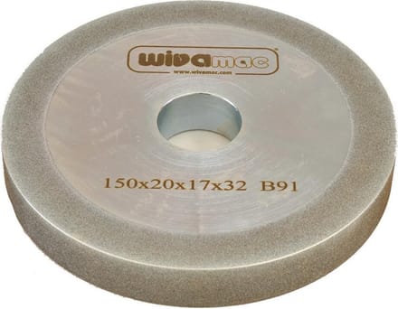 WIVAMAC CBN Grinding Wheel ⌀150 x 20 mm - Axle Hole ⌀32 mm