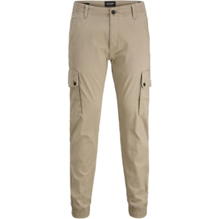Jack & Jones - Heren Broek Paul Warner Cargo - Beige - Maat 28/32