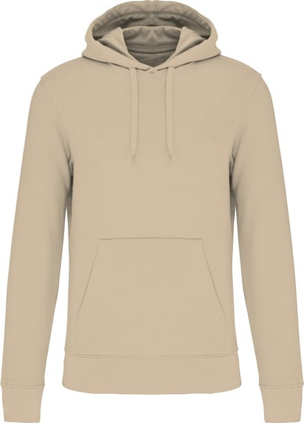 Kariban Ecologische herensweater met capuchon K4027 - Light Sand - L