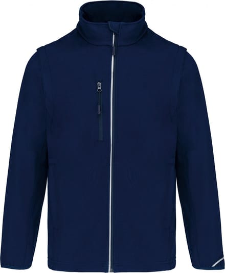 PROACT® Softshell met afritsbare mouwen PA323 - Navy - 5XL