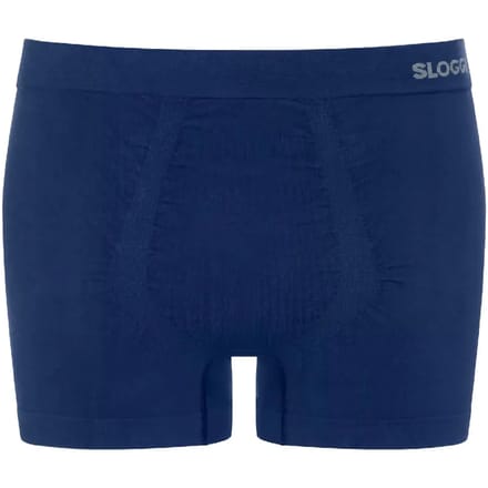 Sloggi Men GO Smooth Short - heren boxershort korte pijp (2-pack) - donkerblauw