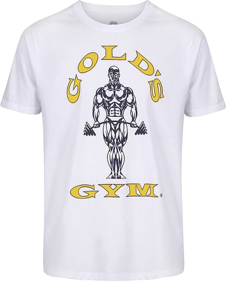 GGTS002 Muscle Joe T-Shirt - Wit/Goud - S