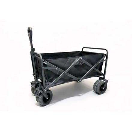 Opvouwbare bolderkar met remmen 84x45x66-100cm Zand & strand
