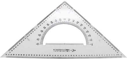 Geometrie Tekenhulpmiddel: Gradenscanner, Roterende Liniaal en Wiskunde Meetinstrument