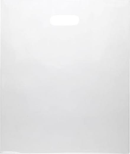 Draagtassen Plastic Helder 30,5x38,1cm PE 60 Micron (100 stuks)