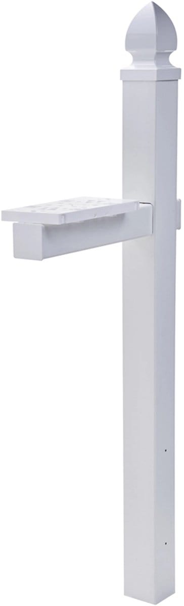 US Mailbox grondpaal Whitley Wit