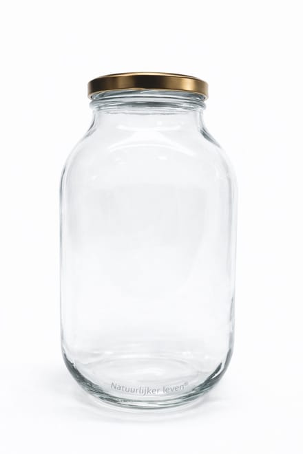 Glazen Voorraadpot - 2 Liter - Inclusief Recepten