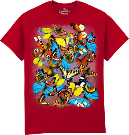 Vlinders Butterflies The Coloured House T-shirt M