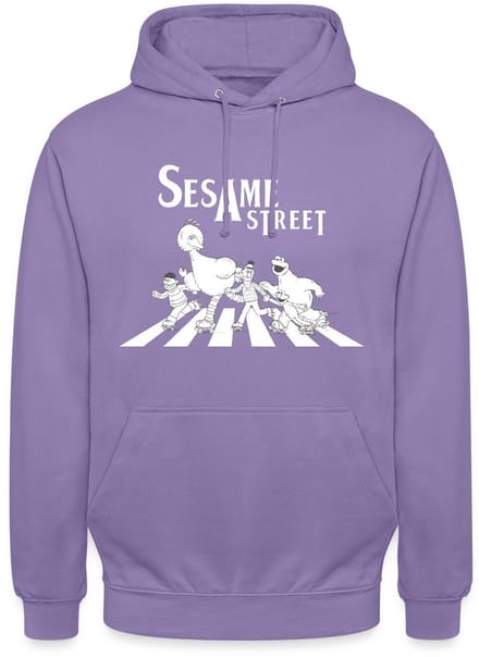 Sesamstraat Parodie Op Abbey Road Hoodie Unisex