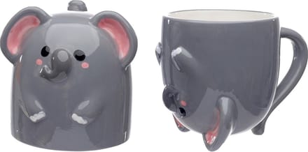 Mok tas beker olifant upside down ondersteboven