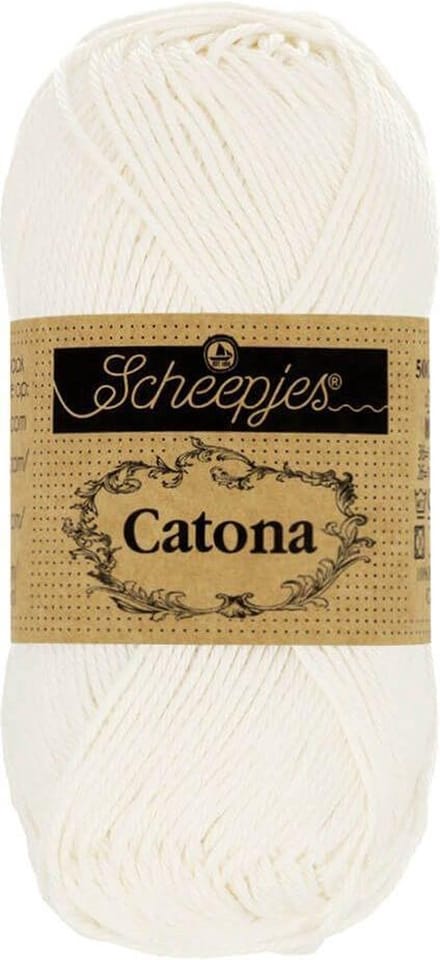 Scheepjes Catona 10gr - 105 Bridal White