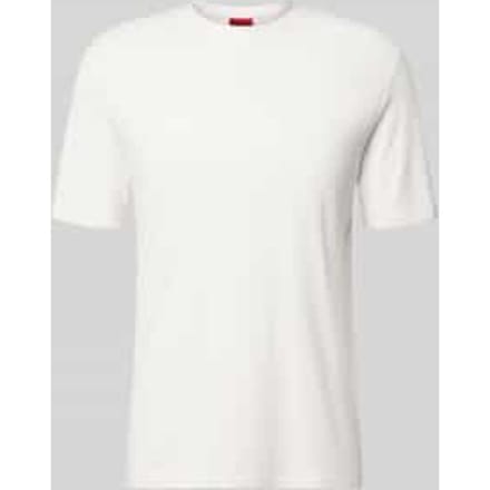 regular fit T-shirt van mix van lyocell en linnen model 'DULEROSTEE'