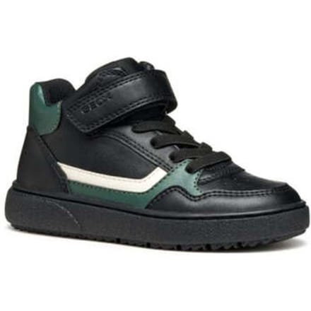GEOX THELEVEN JONGENS Sneakers - ZWART/GROEN - Maat 28