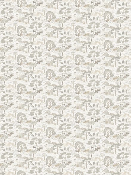 Boråstapeter Vliesbehang 5524 - Swedish Grace - Toile de Jouy Grijs - 53cm x 10.05m