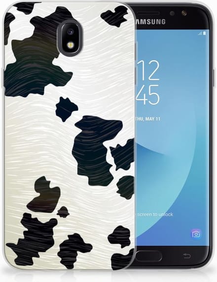 Samsung Galaxy J7 2017 | J7 Pro TPU Hoesje Koeienvlekken