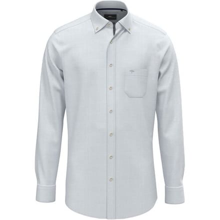 Fynch-Hatton Overhemd New Slub Subtle Structure Pattern Summer Breeze / male