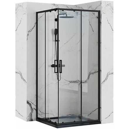 Douchecabine Rea Punto 80X80 Black