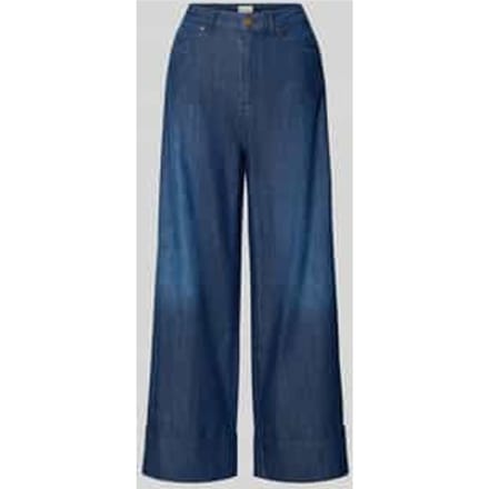 Wide leg jeans in verkorte pasvorm model 'VELINA'