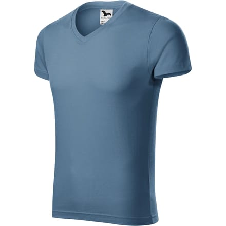 T-shirt met V-hals Malfini Slim 146