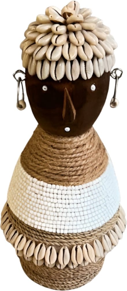Primitive men shell H30cm