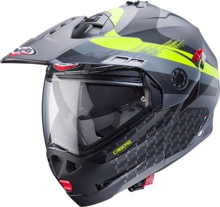Caberg Tourmax X Sarabe Grijs Geel Systeemhelm - Helm