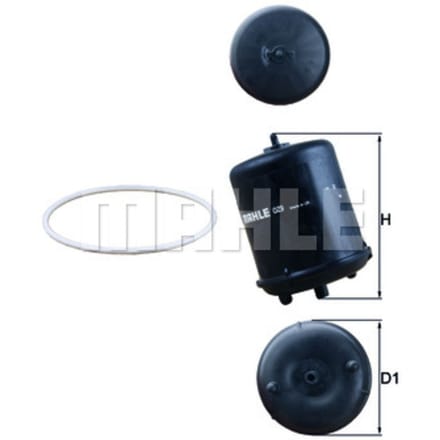 Oliefilter MAHLE OZ 9D