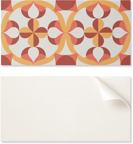 Zelfklevend vinyl woondecoratie-element 120x60 cm abstract geometrisch patroon